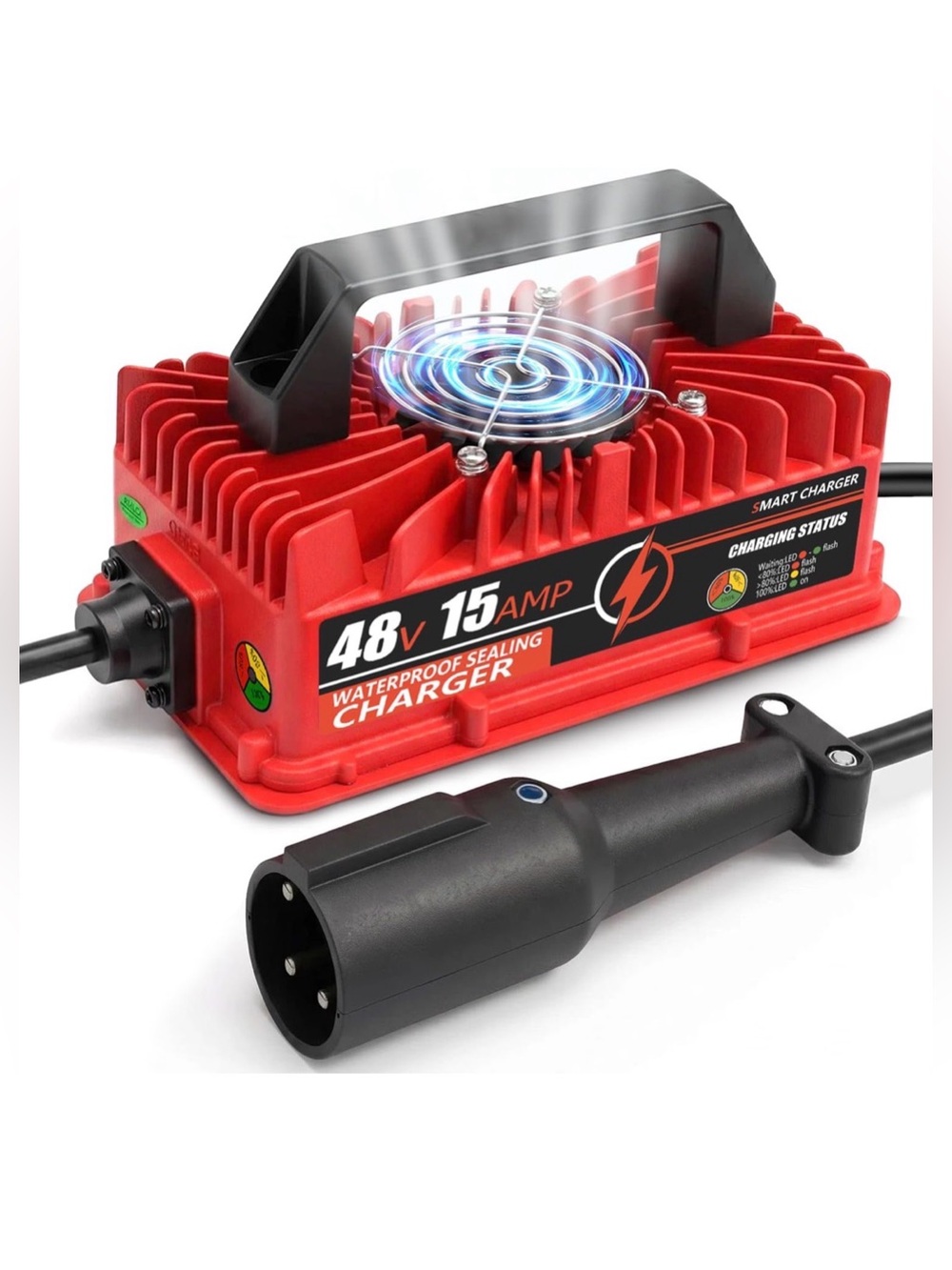 Golf Cart Charger for Club Car Precedent & DS 48Volt 15 Amp
